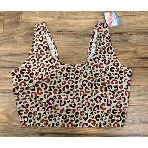 NWT Cheek Boss Bra  Cheetah Print  Size: 2XL